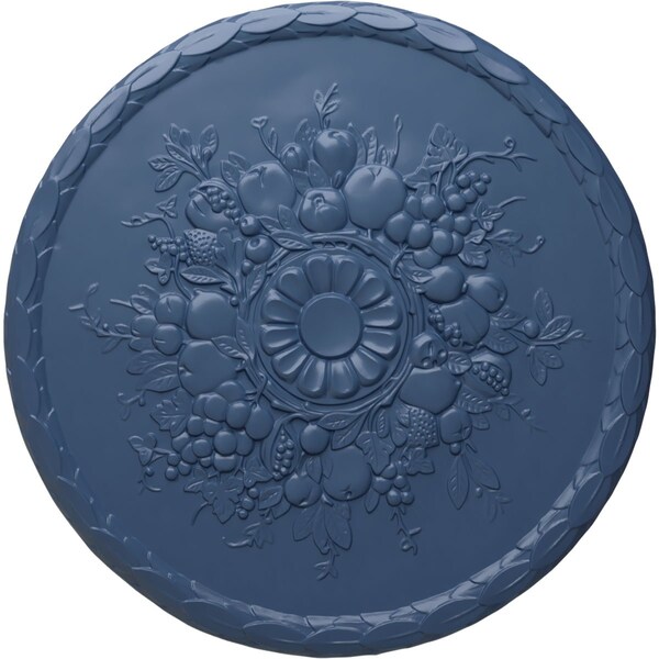Ekena Millwork Anthony Harvest Ceiling Medallion (Fits Canopies up to 2 1/8"), 22 1/2"OD x 1 1/4"P, Americana CM22ATAMF - main